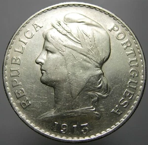 PORTUGAL, 50 Centavos 1913 Silver - Picture 1 of 2