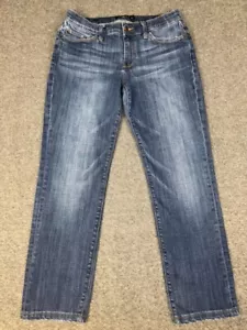 Lucky Brand Jeans Womens Size 6/28R Blue Sweet Straight Mid Rise Whiskering - Picture 1 of 17