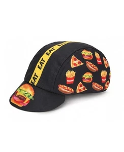 Tappo ciclismo fast food - hamburger pizza hot dog patatine fritte - Foto 1 di 1