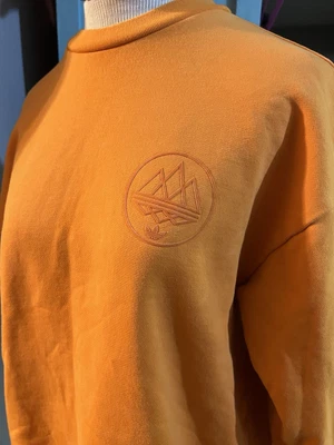 Sudadera Adidas Spezial Mediana Cuadrada Naranja Rara Bordada Logo Unisex Cómoda Foto 1 de 4