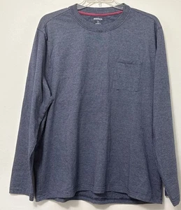 BONOBOS Men’s Long Sleeve Pocket Tshirt 2XL 100% Cotton Casual Shirt Comfort - Picture 1 of 6