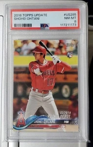 2018 Topps Update #285 Shohei Ohtani Rookie PSA 8 Near Mint Los Angeles Dodgers  - Bild 1 von 1