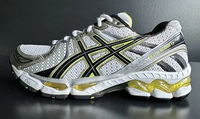 ASICS Gel Kayano 17 Men's US 6  = Women's 7.5 White/Volt /Black Running Shoes - image 1 of 4