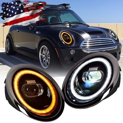 Lámpara giratoria LED negra Plug&Play para MINI Cooper R50 R52 R53 2002-2007  Foto 1 de 4