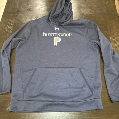 Sudadera con capucha Under Armour Prestonwood Country Club azul para hombre 2XL Plano TX Foto 1 de 4