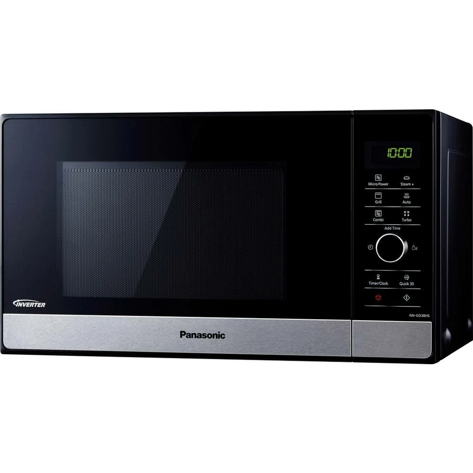 Panasonic NN-GD 38 H SGTG Mikrowelle Crisp&Steam Pfanne Edelstahl 1000 W Schw711 - Bild 1 von 2