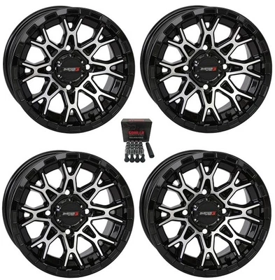 System 3 ST-6 14" Wheels Black Kawasaki Teryx Mule - Image 1 of 3