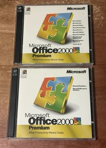 Microsoft Office 2000 Premium (4 CD) Full Retail Excel Word PowerPoint avec touches - Photo 1/5