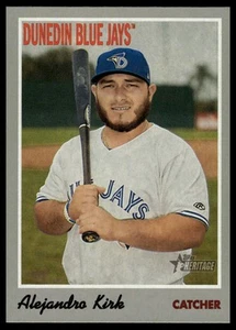 Alejandro Kirk 2019 Topps Heritage Minor League #10 Dunedin Blue Jays - Picture 1 of 2