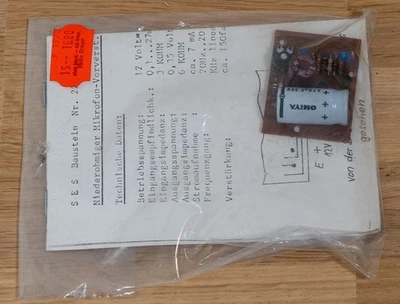 Mikrofonvorverstärker Platine SES Baustein - Bild 1 von 2