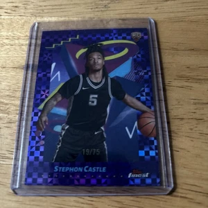 2024-25 Topps Finest - Raro Castillo Stephon, Castillo Stephon #289 Púrpura X-Fractor - Imagen 1 de 2