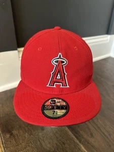 NWT Los Angeles Angels New Era Baseball Hat Size 7 5/8 - Picture 1 of 7