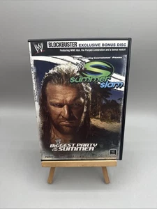 WWE Summerslam 2007 DVD w/ Blockbuster Exclusive Bonus Disc Raw Smackdown ECW - Picture 1 of 3
