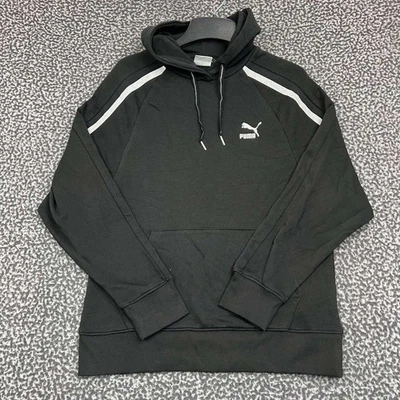 Puma Hoodie Women Small Black Pullover Drawstring Long Sleeve Pocket New S - Image 1 of 4