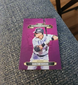 2021 Diamond Kings Baseball Daulton Varsho Debut RC DDK-AD Arizona Toronto - Picture 1 of 2