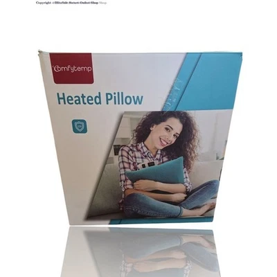 Comfytemp Heated Pillow Teal Blue Electric Heat Therapy Pad Pain Relief - Image 1 of 4