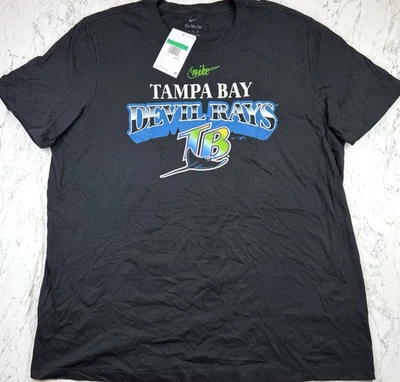 Nike Tampa Bay Rays Cooperstown Collection Baseball Shirt Men’s XL NWT MLB - Image 1 of 4