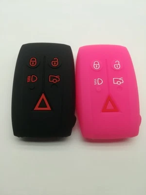 2*Cubierta de llave remota de silicona para Jaguar XF XFR XK XKR KR55WK49244 2007-2012 Foto 1 de 4