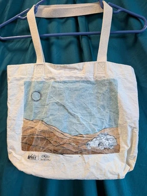 Bolso de Mano de Lona REI Subaru Escena del Desierto Aventura al Aire Libre Foto 1 de 4