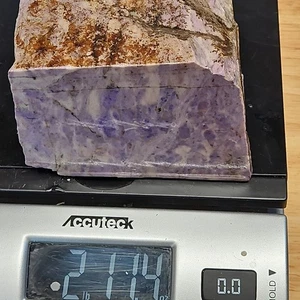 Lila Jade (Jadeit) grob aus der Türkei rau, tolle Farbe 2 Pfund 11,4 Unzen massive Matte. - Bild 1 von 16