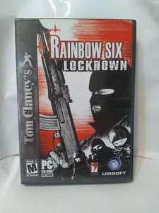 Rainbow Six LOCKDOWN Lock-Down Vintage Shooter PC Game - Picture 1 of 4