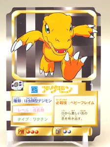 Agumon No.02 Digimon Adventure TCG Card MORINAGA Japanese H896 - Picture 1 of 10