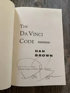 SIGNIERT - The Da Vinci Code von DAN BROWN (2003, Hardcover) - Bild 1 von 9
