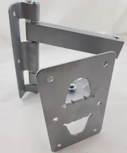 Studio Acoustics SPEAKER WALL MOUNT SWIVEL ARM BRACKET (SILVER) NEW - Picture 1 of 7