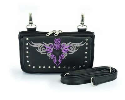 PURPLE HL80156PURPLE Hip bag purple tribal Heart - Изображение 1 из 3