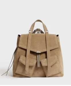 ALLSAINTS Ziggy Suede Backpack - Picture 1 of 8
