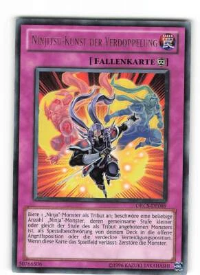 Yugioh NINJITSU-KUNST DER VERDOPPELUNG , orcs-de089 Rare deutsch Near Mint  - Bild 1 von 2