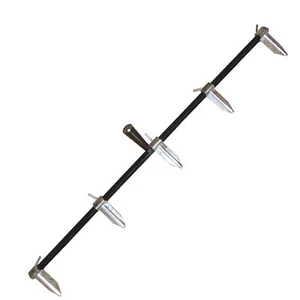 Rillenzieher Reihenzieher Furchenzieher 100 cm für Saatgut mit Stiel 130cm - Bild 1 von 5