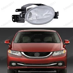 Right Front Bumper Driving Fog Light Lamp Clear For Honda Civic sedan 2013-2015 - Bild 1 von 5