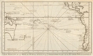 'Carte réduite de la Mer du Sud'. Pacific Ocean. BELLIN/SCHLEY 1757 old map - Picture 1 of 1