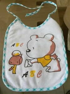 Bebés Niños Niñas Bebés Recién Nacidos Baberos Oso de Peluche Baberos Lavables Vendedor del Reino Unido - Imagen 1 de 3