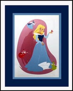 DISNEY SLEEPING BEAUTY • Custom Framed Print - 143WNB - Picture 1 of 1