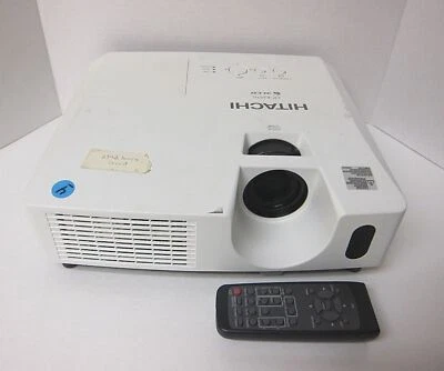 HITACHI 3LCD CP-X2010 Projector 720p 3.7A/1.8A 2200 Lumens w/ R007 Remote SKU B - Image 1 of 4