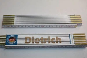 Zollstock mit Namen DIETRICH Lasergravur 2 Meter Handwerkerqualität - Bild 1 von 1