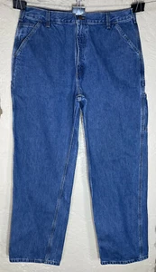 Carhartt Mens 38x32 Carpenter Jeans Workwear B137DST Vintage - Picture 1 of 9