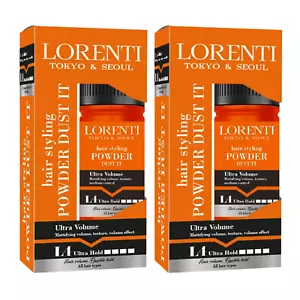 Lorenti Hair Styling Powder Wax | L4 Ultra Hold Intense Volume 20gr (Pack Of 2) - Picture 1 of 5