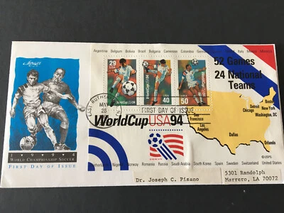 1994 World Cup Championship Soccer Stamps - Image 1 of 2