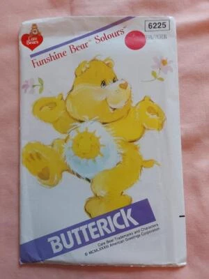 Butterick 6225  Funshine Bear Stuffed Toy Pattern  Size 17" - Image 1 of 2