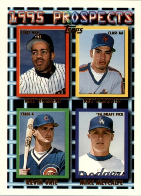 1995 Topps #571 Rey Ordonez RC New York Mets Baseball Rookie Card - Image 1 of 2