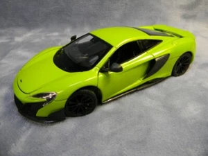 1/24 SCALE 2017 MCLAREN 675LT LIME GREEN WELLY DIECAST CAR-NO BOX - Picture 1 of 9