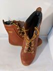 Browning Brown Lace Up Felt Bottom Wading Boots Men's US 8E 293180