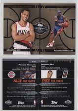 2008 Co-Signers Changing Faces Mismatched Gold /199 Richard Hamilton Brandon Roy