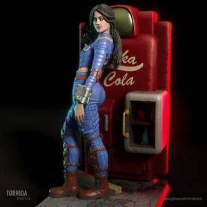 3DPrinted Artist Proof Model Kit Proxy for Vault Dweller Lucy For Fallout Fans - Picture 1 of 11