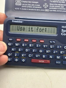  Franklin Webster's Spelling Corrector Plus NCS-101  110,000 Words 2005 - Picture 1 of 13