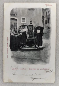 Ansichtskarte Macht Bauernkostüme gereist 1902 Kleinformat - Bild 1 von 14