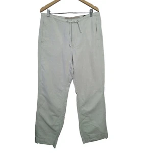 Banana Republic Castello Pant Womens M Natural Linen Cotton Beachy Coastal - Picture 1 of 12